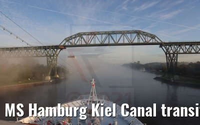 MS Hamburg Kiel Canal transit 13.10.2021