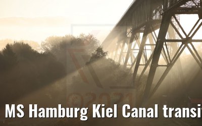 MS Hamburg Kiel Canal transit 13.10.2021