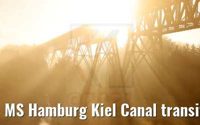 MS Hamburg Kiel Canal transit 13.10.2021