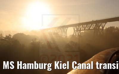 MS Hamburg Kiel Canal transit 13.10.2021