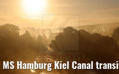 MS Hamburg Kiel Canal transit 13.10.2021