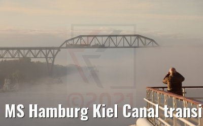 MS Hamburg Kiel Canal transit 13.10.2021