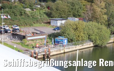 Schiffsbegrüßungsanlage Rendsburg 13.10.2021