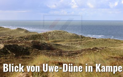 Blick von Uwe-Düne in Kampen auf Sylt 12.10.2021