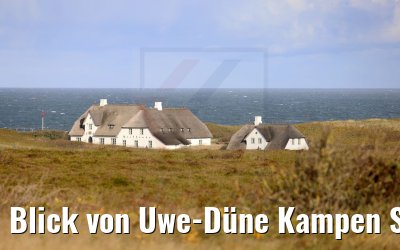 Blick von Uwe-Düne Kampen Sylt 12.10.2021