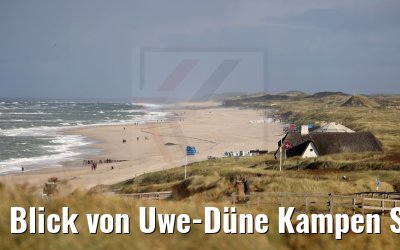 Blick von Uwe-Düne Kampen Sylt 12.10.2021