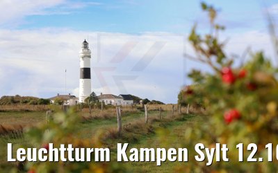 Leuchtturm Kampen Sylt 12.10.2021