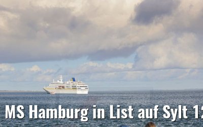 MS Hamburg in List auf Sylt 12.10.2021