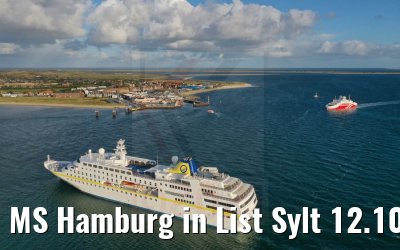 MS Hamburg in List Sylt 12.10.2021