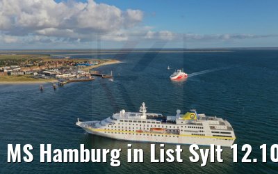 MS Hamburg in List Sylt 12.10.2021