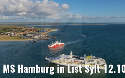 MS Hamburg in List Sylt 12.10.2021