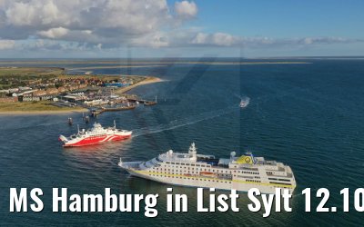MS Hamburg in List Sylt 12.10.2021