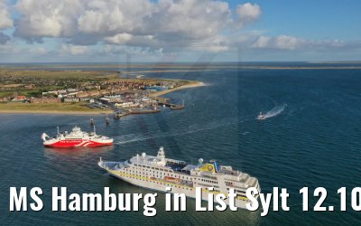 MS Hamburg in List Sylt 12.10.2021