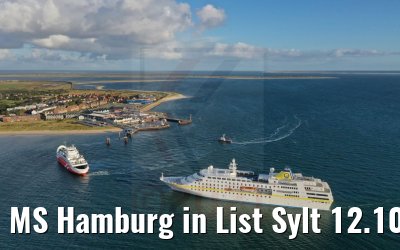 MS Hamburg in List Sylt 12.10.2021
