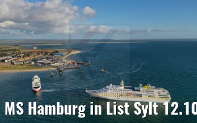 MS Hamburg in List Sylt 12.10.2021