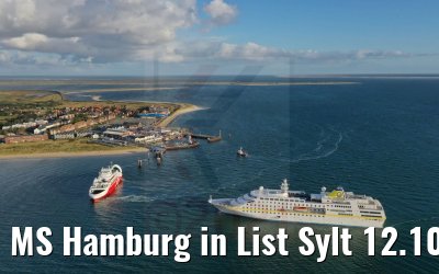 MS Hamburg in List Sylt 12.10.2021
