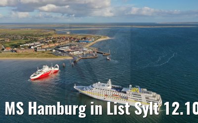 MS Hamburg in List Sylt 12.10.2021