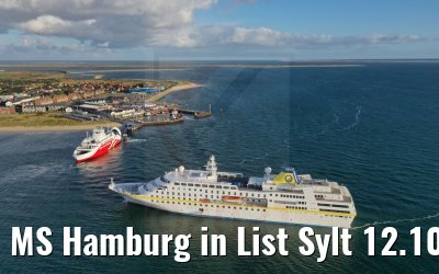 MS Hamburg in List Sylt 12.10.2021