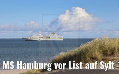 MS Hamburg vor List auf Sylt 12.10.2021
