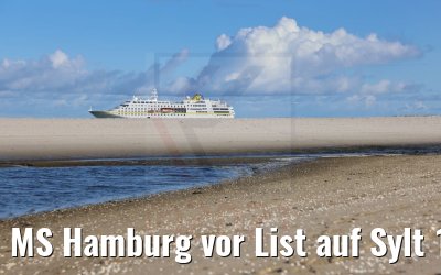 MS Hamburg vor List auf Sylt 12.10.2021