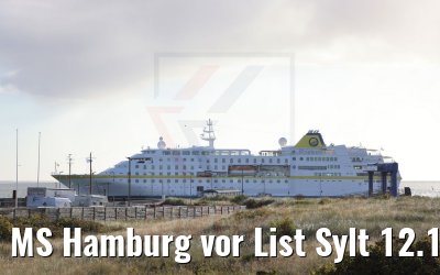 MS Hamburg vor List Sylt 12.10.2021