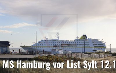 MS Hamburg vor List Sylt 12.10.2021