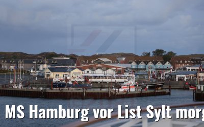 MS Hamburg vor List Sylt morgens 12.10.2021