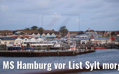 MS Hamburg vor List Sylt morgens 12.10.2021