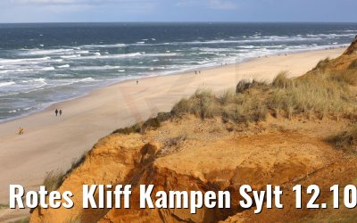 Rotes Kliff Kampen Sylt 12.10.2021