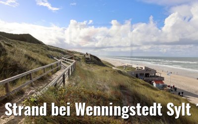 Strand bei Wenningstedt Sylt 12.10.2021