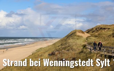 Strand bei Wenningstedt Sylt 12.10.2021