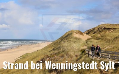 Strand bei Wenningstedt Sylt 12.10.2021