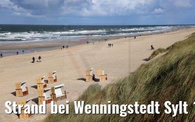 Strand bei Wenningstedt Sylt 12.10.2021