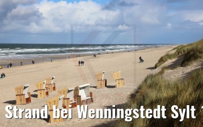 Strand bei Wenningstedt Sylt 12.10.2021