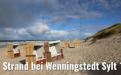 Strand bei Wenningstedt Sylt 12.10.2021