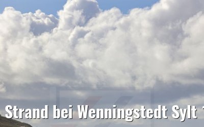 Strand bei Wenningstedt Sylt 12.10.2021