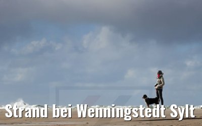 Strand bei Wenningstedt Sylt 12.10.2021