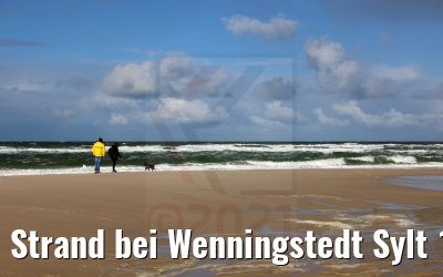Strand bei Wenningstedt Sylt 12.10.2021