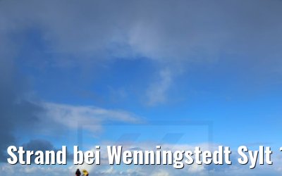 Strand bei Wenningstedt Sylt 12.10.2021