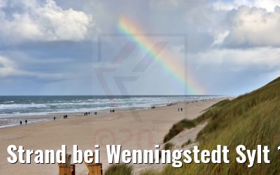 Strand bei Wenningstedt Sylt 12.10.2021