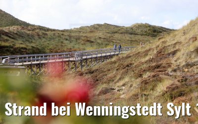 Strand bei Wenningstedt Sylt 12.10.2021