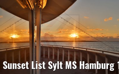 Sunset List Sylt MS Hamburg 12.10.2021