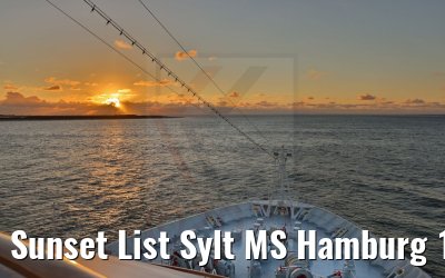 Sunset List Sylt MS Hamburg 12.10.2021