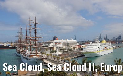 Sea Cloud, Sea Cloud II, Europa 2, Hamburg Las Palmas de Gran Canaria
