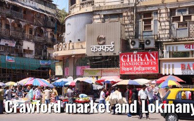 Crawford market and Lokmanya Tilak Rd. Mumbai 04.03.2024