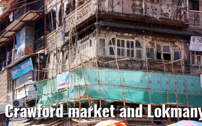 Crawford market and Lokmanya Tilak Rd. Mumbai 04.03.2024