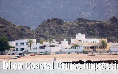 Dhow Coastal Cruise impressions near Muscat, Oman 07.03.2024