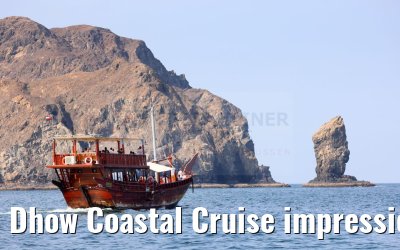 Dhow Coastal Cruise impressions near Muscat, Oman 07.03.2024