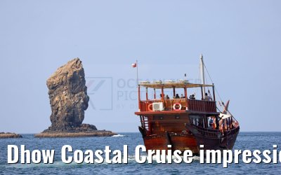 Dhow Coastal Cruise impressions near Muscat, Oman 07.03.2024