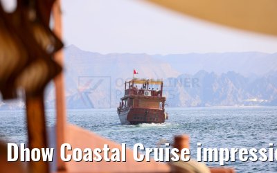 Dhow Coastal Cruise impressions near Muscat, Oman 07.03.2024
